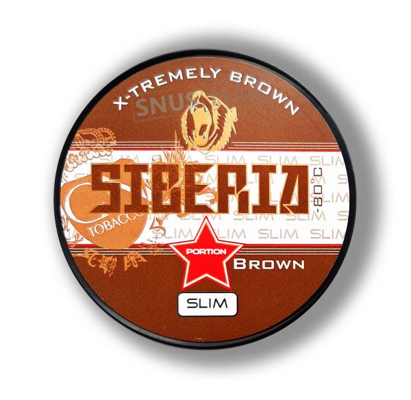 SIBERIA EXTREMELY BROWN Slim (Швеция, оригинал) Вкус - мята — изображение 3